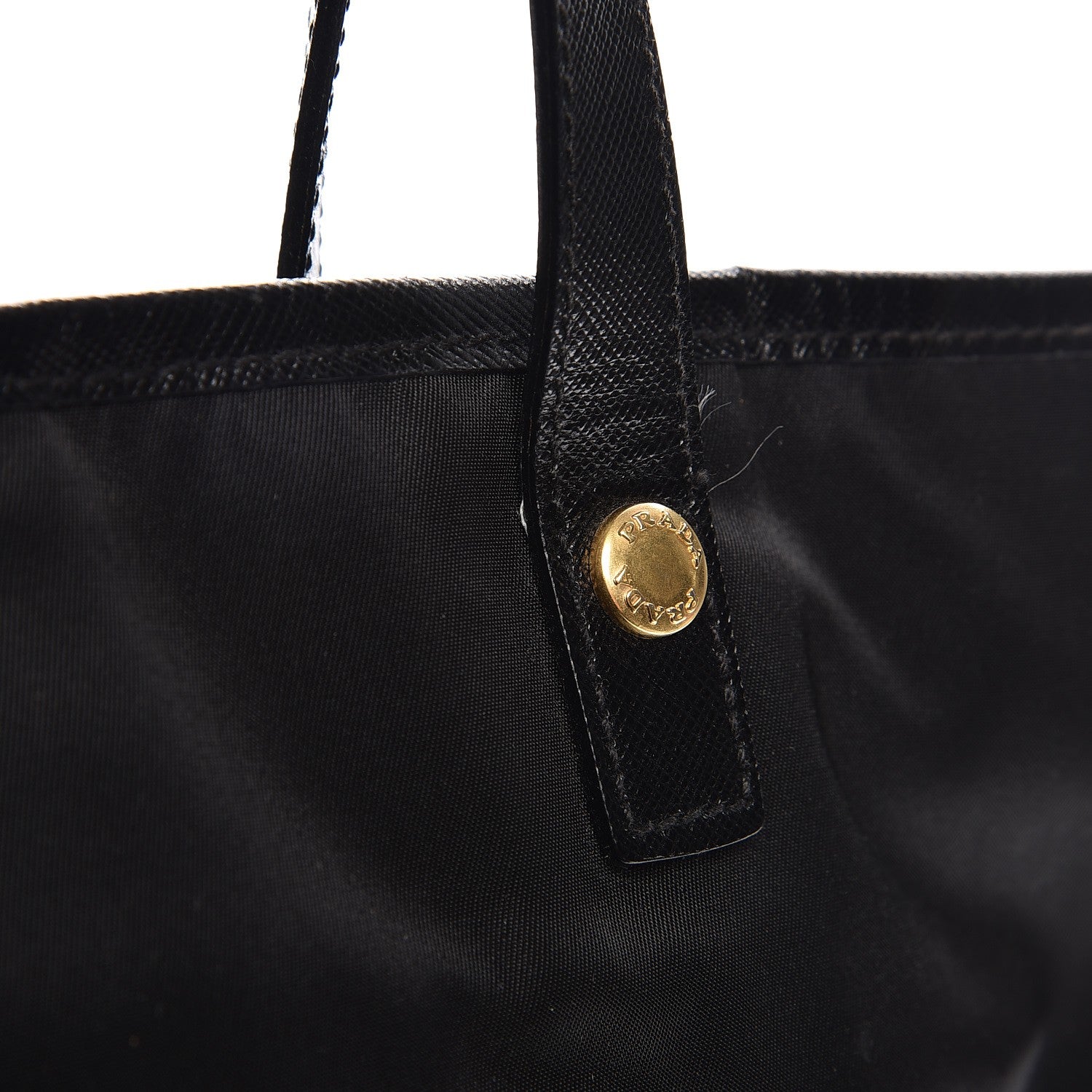 Prada Tessuto Nylon Oro Tote Nero Black 11 of 12