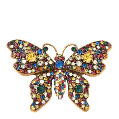 Gucci Crystal Butterfly Brooch Multicolor 2 of 7