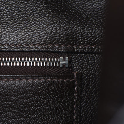 Hermes Toile Togo Birkin 40 Chocolate 17 of 37