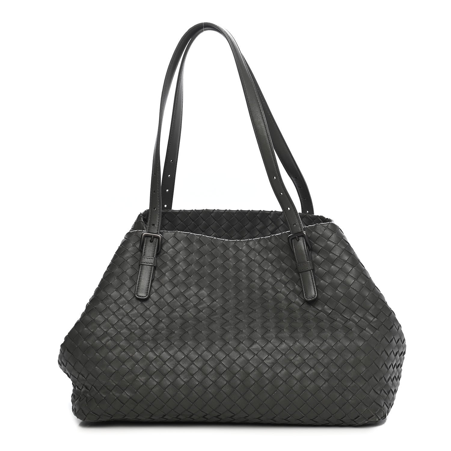 Bottega Veneta Nappa Intrecciato Medium Seamless Tote Light Grey 1 of 10