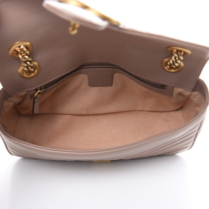 Gucci Calfskin Matelasse Small GG Marmont Shoulder Bag Porcelain Rose 5 of 10