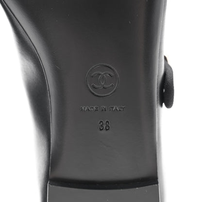 Chanel Lambskin Mary Jane Flats 38 Black 7 of 10