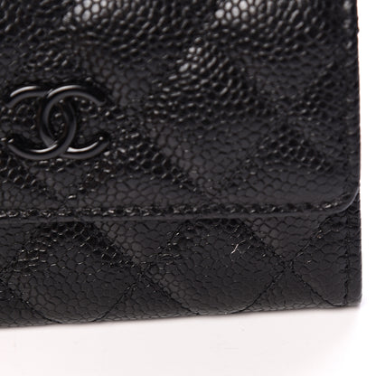 Chanel Caviar Quilted Incognito Flap Card Holder Black 8 of 9