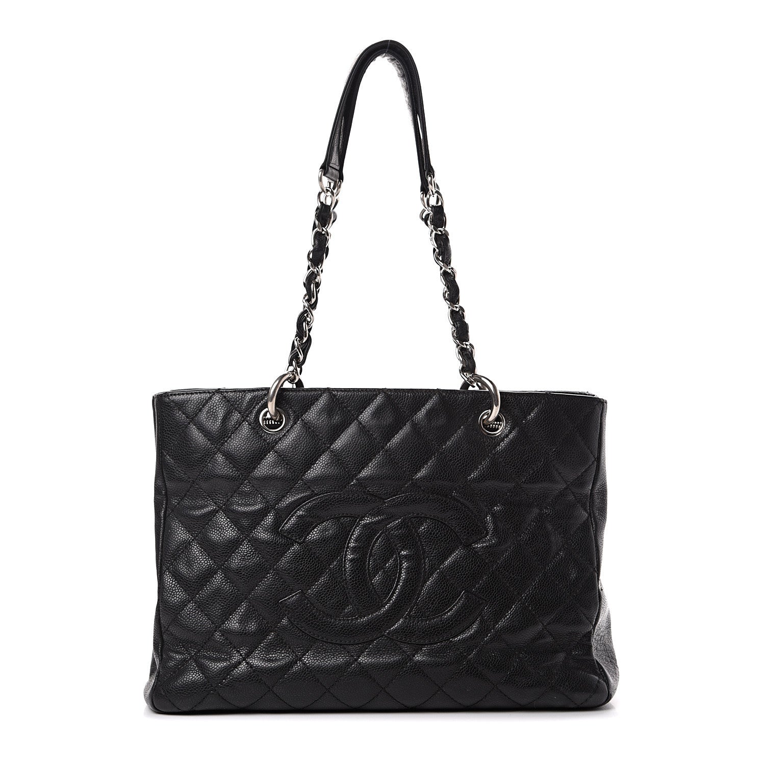 Chanel Caviar Quilted Grand Shopping Tote GST Black 1 of 16