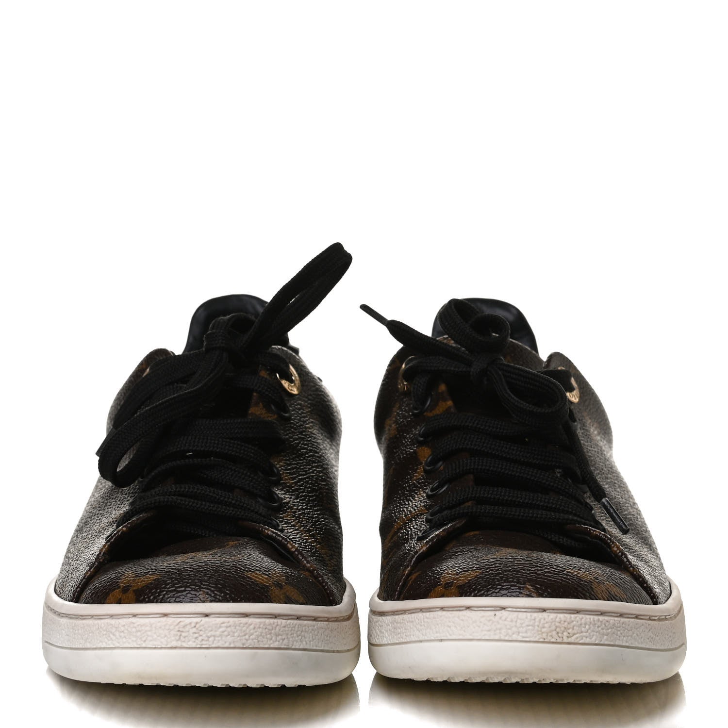 Louis Vuitton Patent Monogram Frontrow Sneakers 36.5 4 of 25
