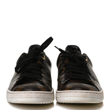 Louis Vuitton Patent Monogram Frontrow Sneakers 36.5 4 of 25