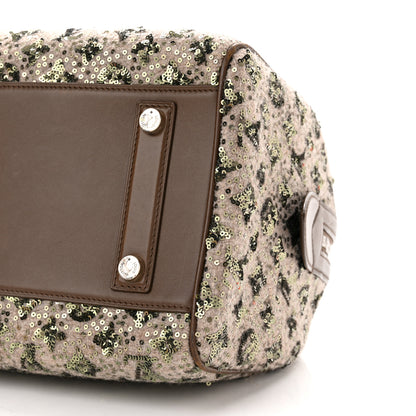 Louis Vuitton Sequin Monogram Sunshine Express Speedy Kaki 9 of 10