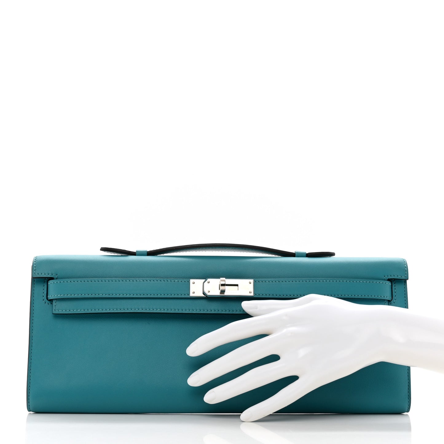Swift Kelly Cut Clutch Pochette Turquoise
