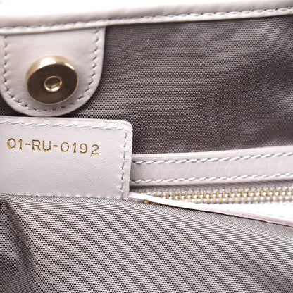 Christian Dior Coated Canvas Cannage Medium Panarea Tote Grey 6 of 10