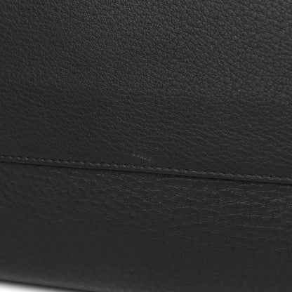 Balenciaga Calfskin Blackout Hardware Perforated Papier B4 Tote Black 10 of 12