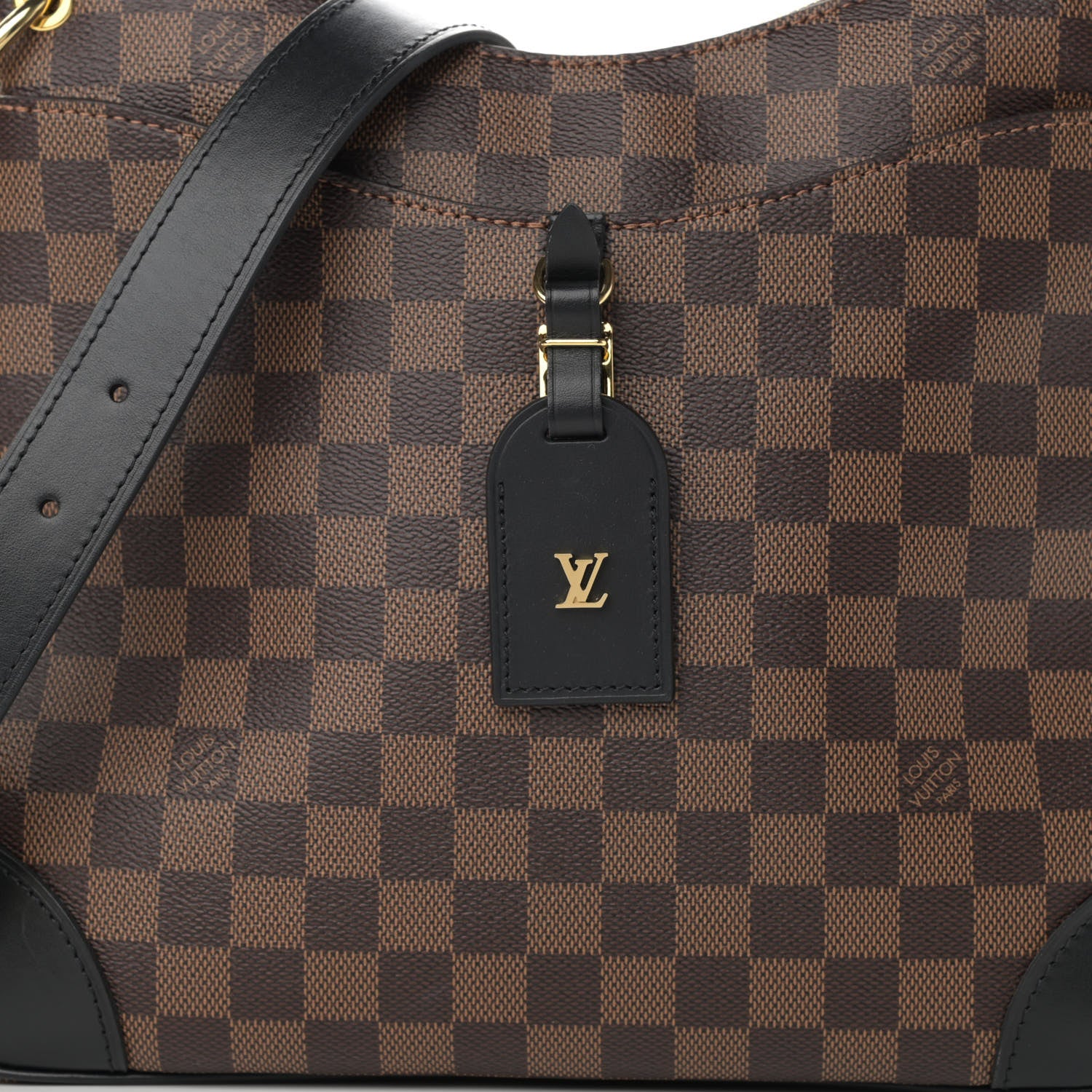 Louis Vuitton Damier Ebene Odeon MM Black 7 of 10