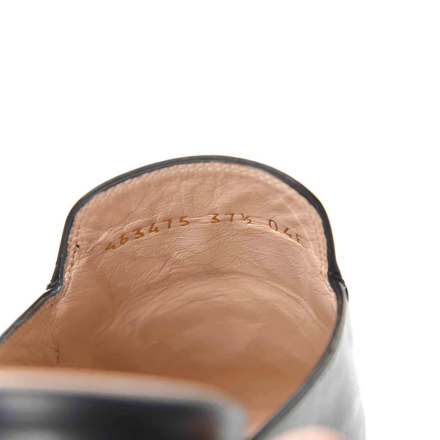 Calfskin Crystal Tiger Embroidered Princetown Slippers 37.5 Black