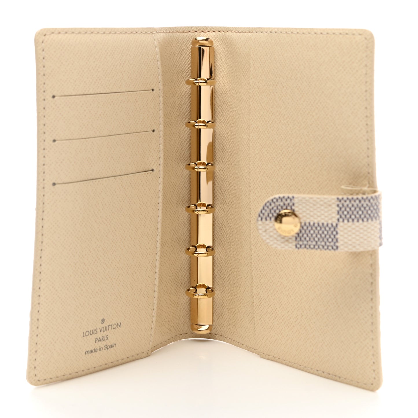 Damier Azur Small Ring Agenda Cover