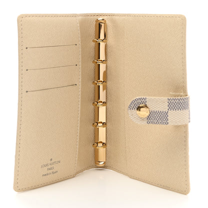 Louis Vuitton Damier Azur Small Ring Agenda Cover 6 of 7