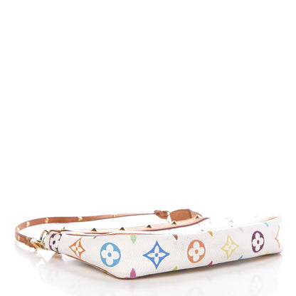 Louis Vuitton Monogram Multicolor Pochette Accessories White 4 of 13