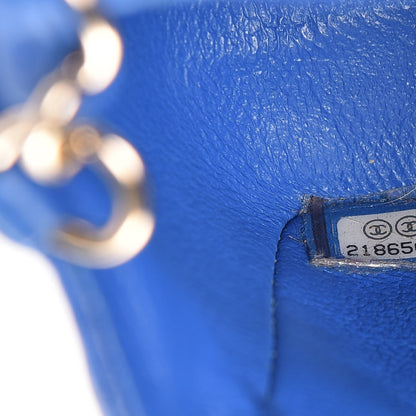 Chanel Lambskin Quilted Mini Rectangular Flap Royal Blue 7 of 11