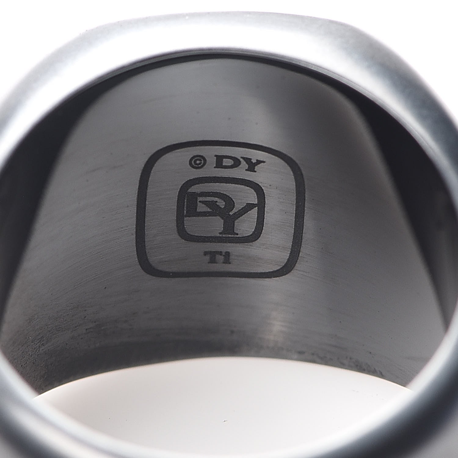 David Yurman Titanium Pietersite Signet Ring 71 13.25 5 of 5