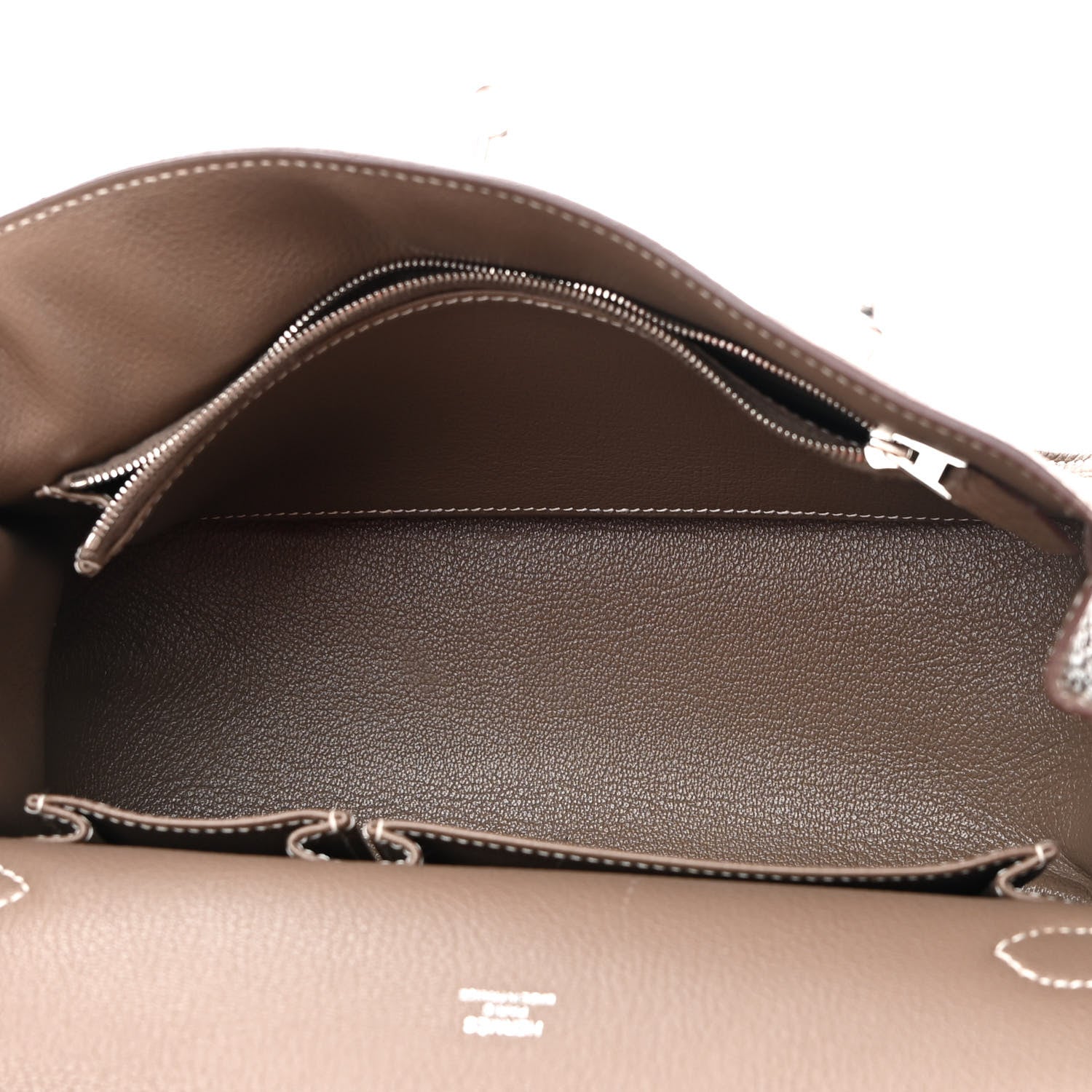 Hermes Taurillon Clemence Jypsiere 28 Etoupe 5 of 9