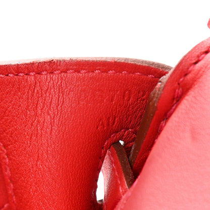 Hermes Swift Birkin 25 Rouge Casaque 7 of 12