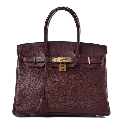 Hermes Togo Birkin 30 Bordeaux 1 of 41