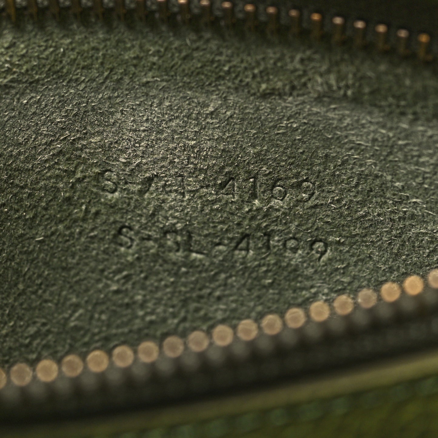 Drummed Calfskin Micro Luggage Light Khaki