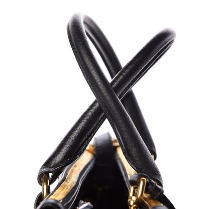 Prada Vitello Daino Large Double Zip Tote Nero Black 18 of 24