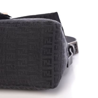Fendi Zucchino Mama Baguette Black 10 of 13