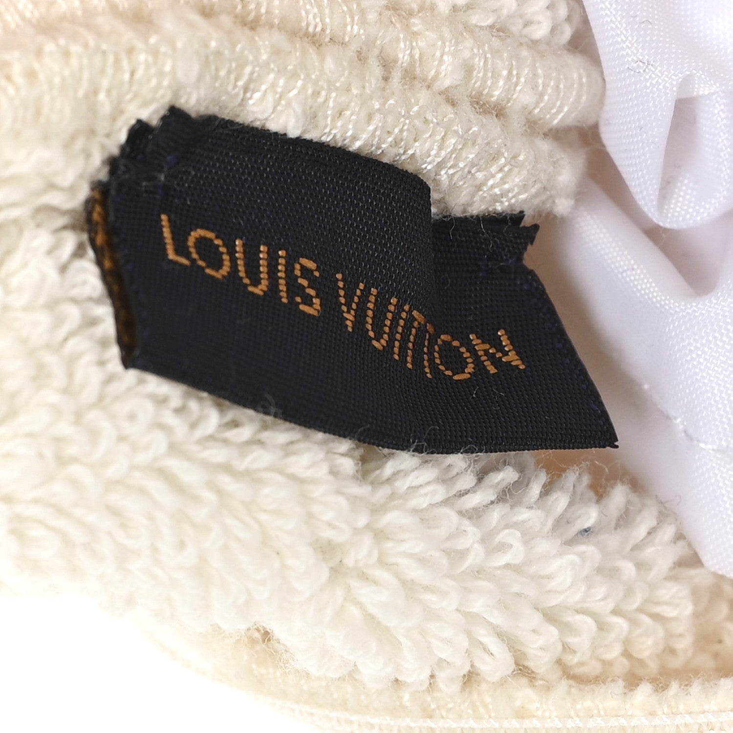 Louis Vuitton Cotton Beach Cushion Pillow Creme 3 of 3