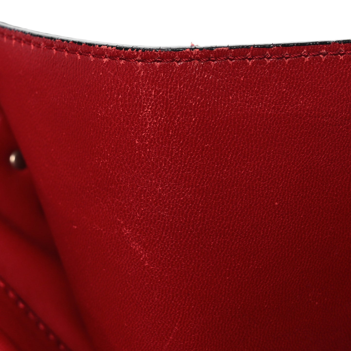 Nappa Canvas Camouflage Medium Rockstud Soft Tote Red