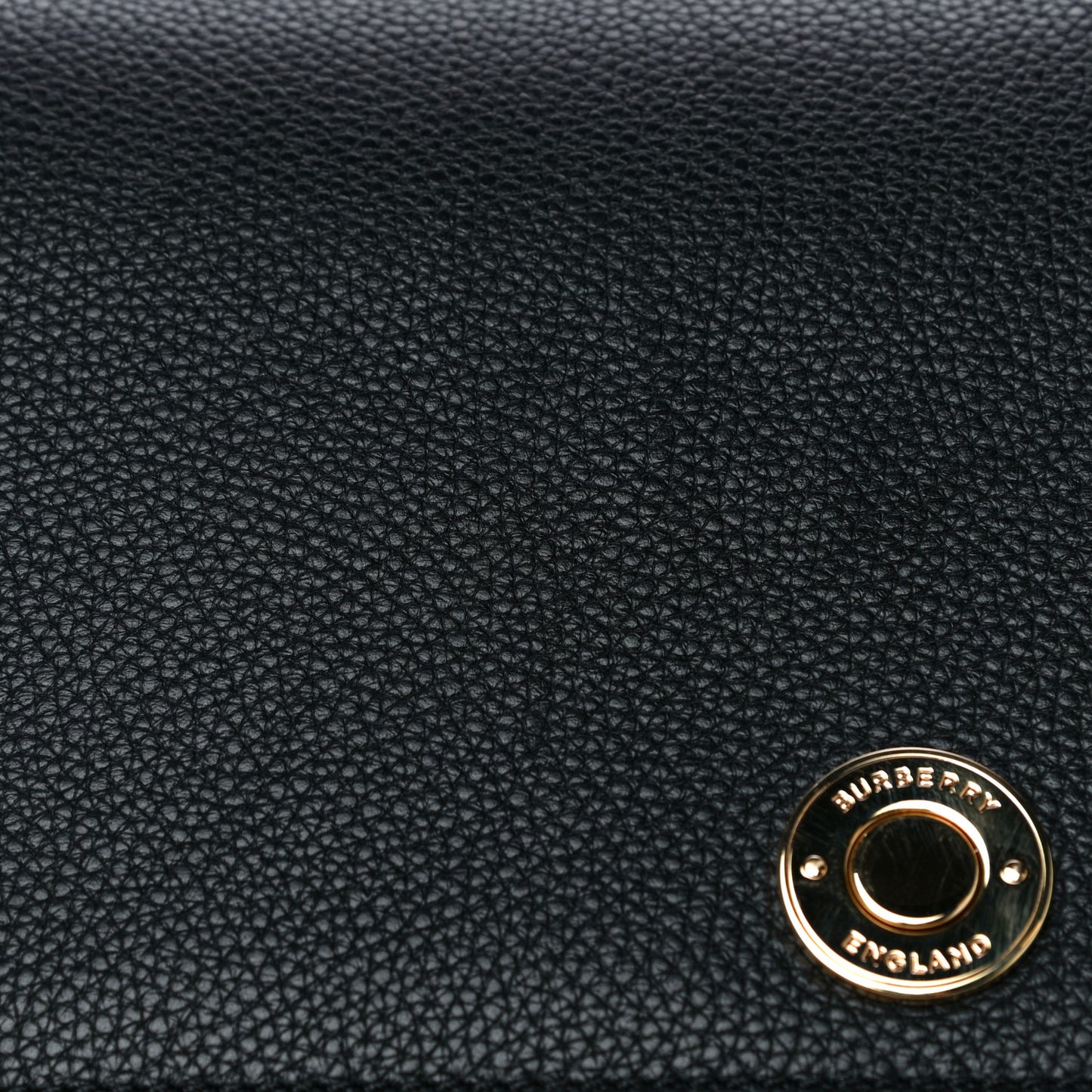 Grainy Calfskin Vintage Check Note Crossbody Bag Black