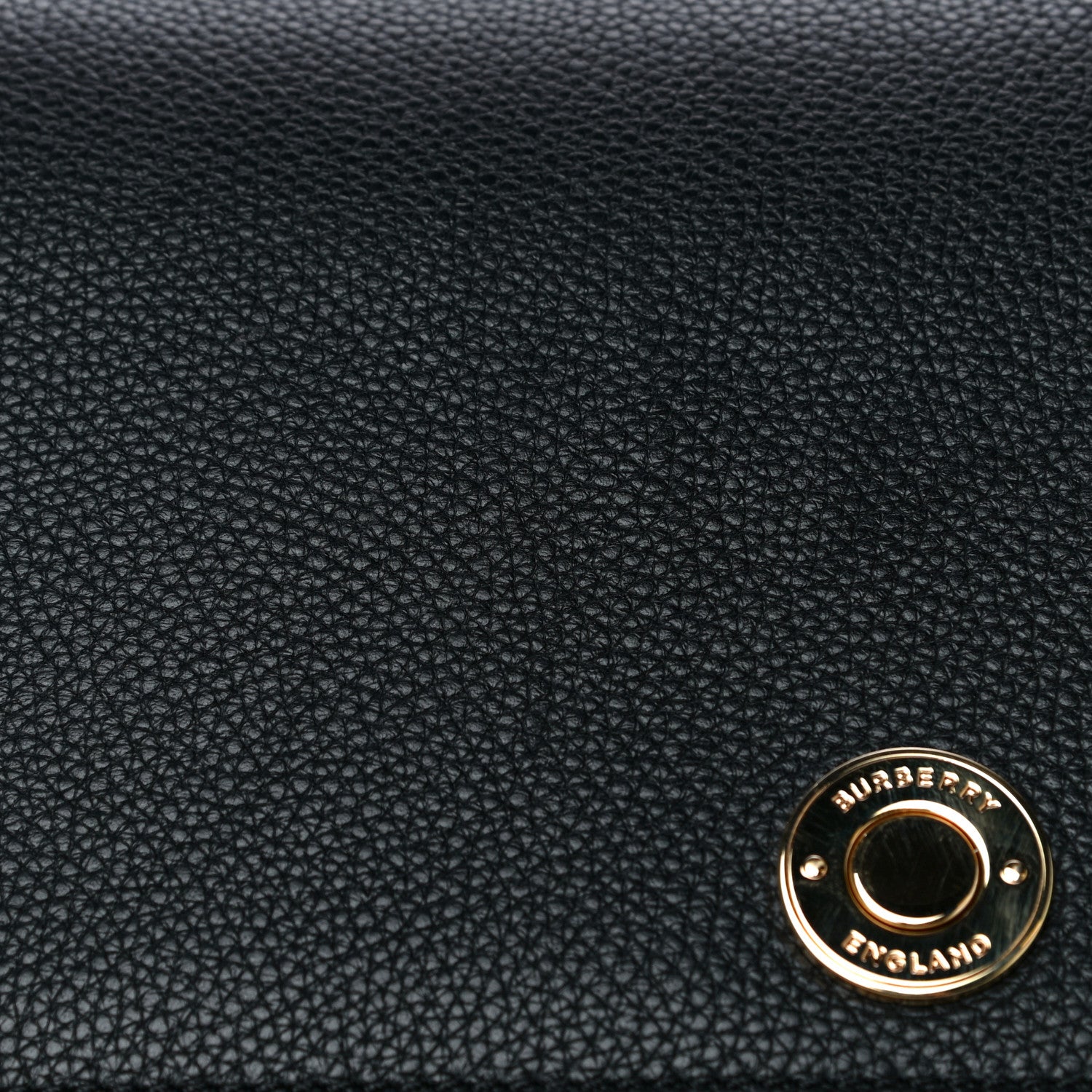 Burberry Grainy Calfskin Vintage Check Note Crossbody Bag Black 11 of 11
