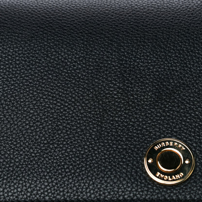 Burberry Grainy Calfskin Vintage Check Note Crossbody Bag Black 11 of 11