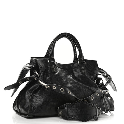 Balenciaga Agneau Arena Neo Cagole City Handbag Black 3 of 9