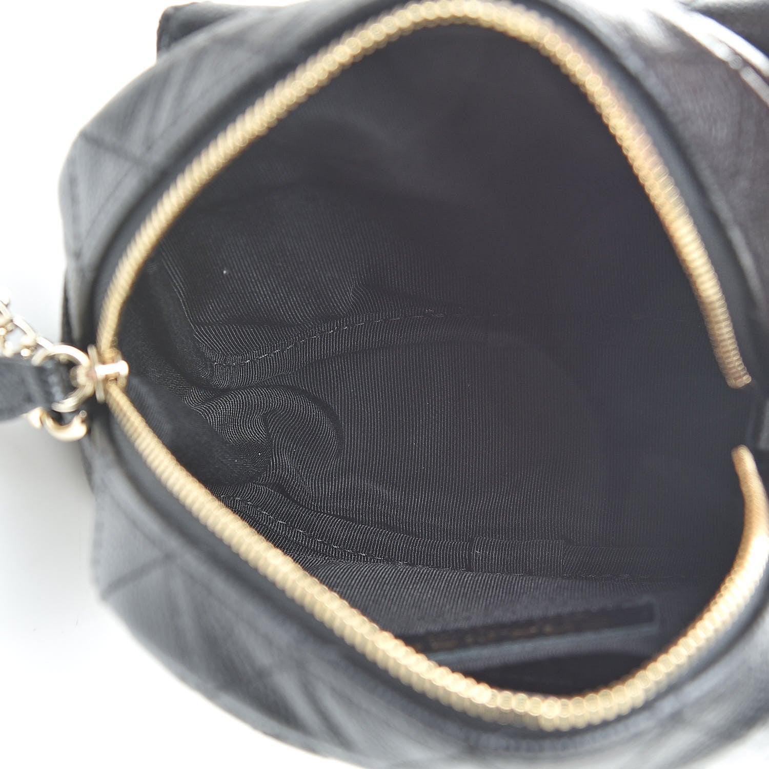 Chanel Caviar Quilted CC Day Camera Case Black 5 of 10