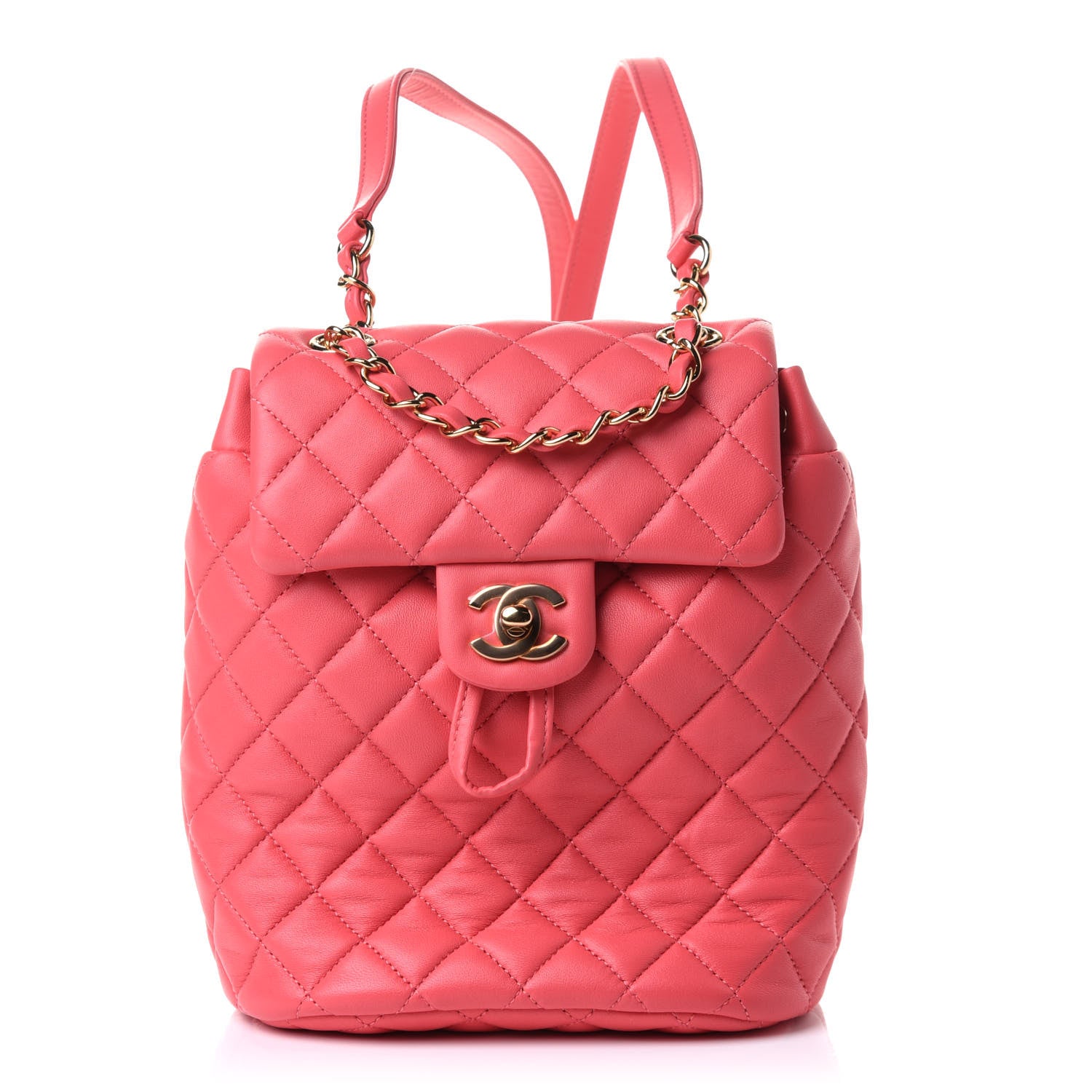 Chanel Lambskin Quilted Mini Urban Spirit Backpack Pink 1 of 9