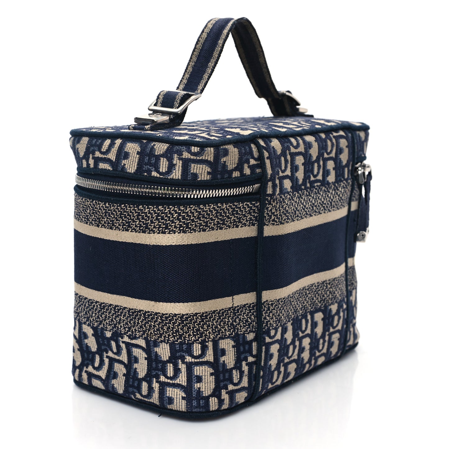 Oblique Diortravel Vanity Case Blue