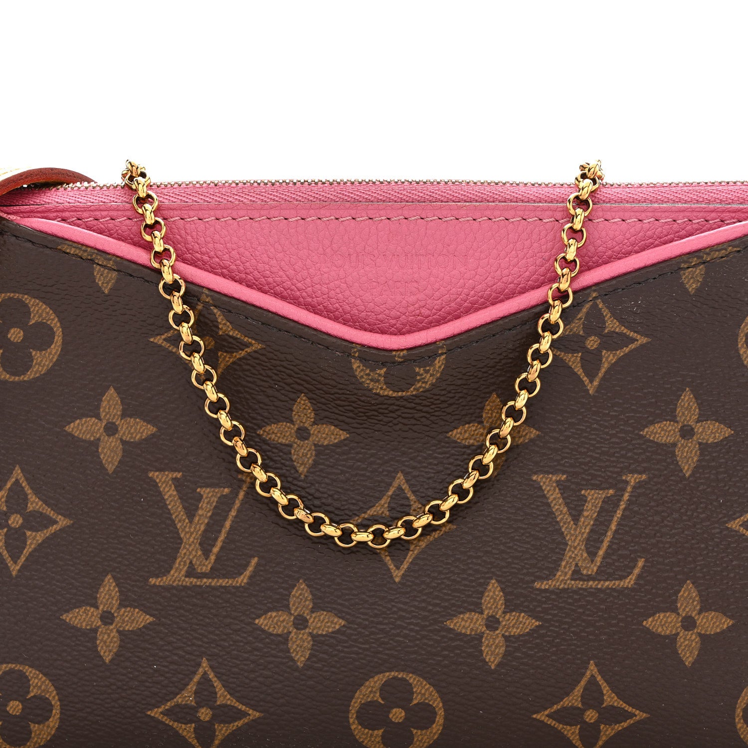 Louis Vuitton Monogram Pallas Clutch Rose Fizzy 1875258 – FASHIONPHILE