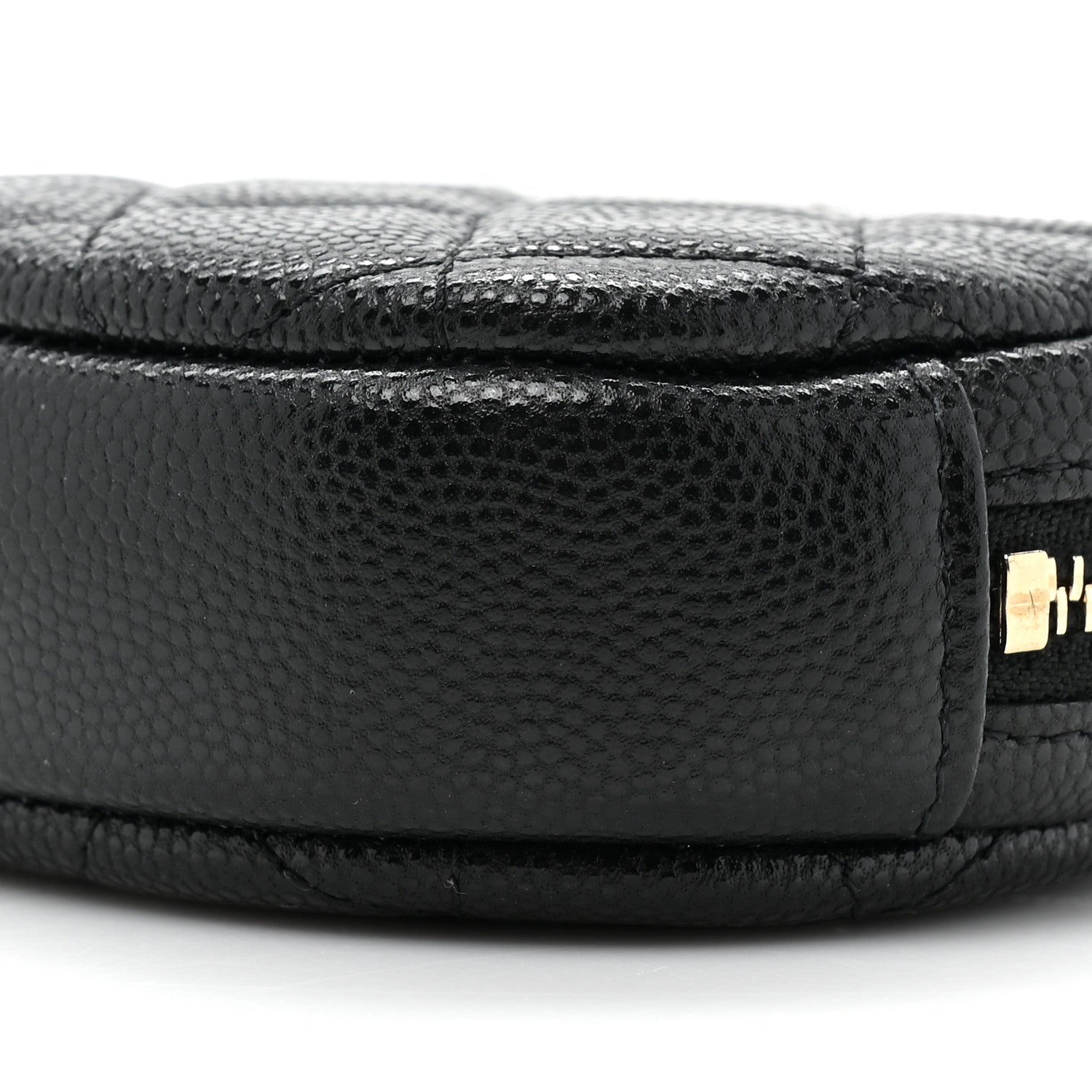 Chanel Caviar Quilted Zip Around Classic Coin Purse Black 8 of 10
