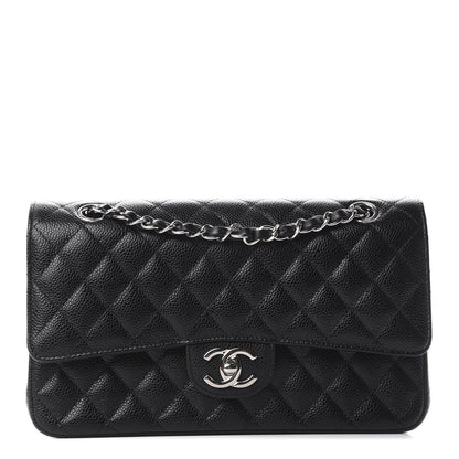 Chanel Caviar Quilted Medium Double Flap Black 1 of 9