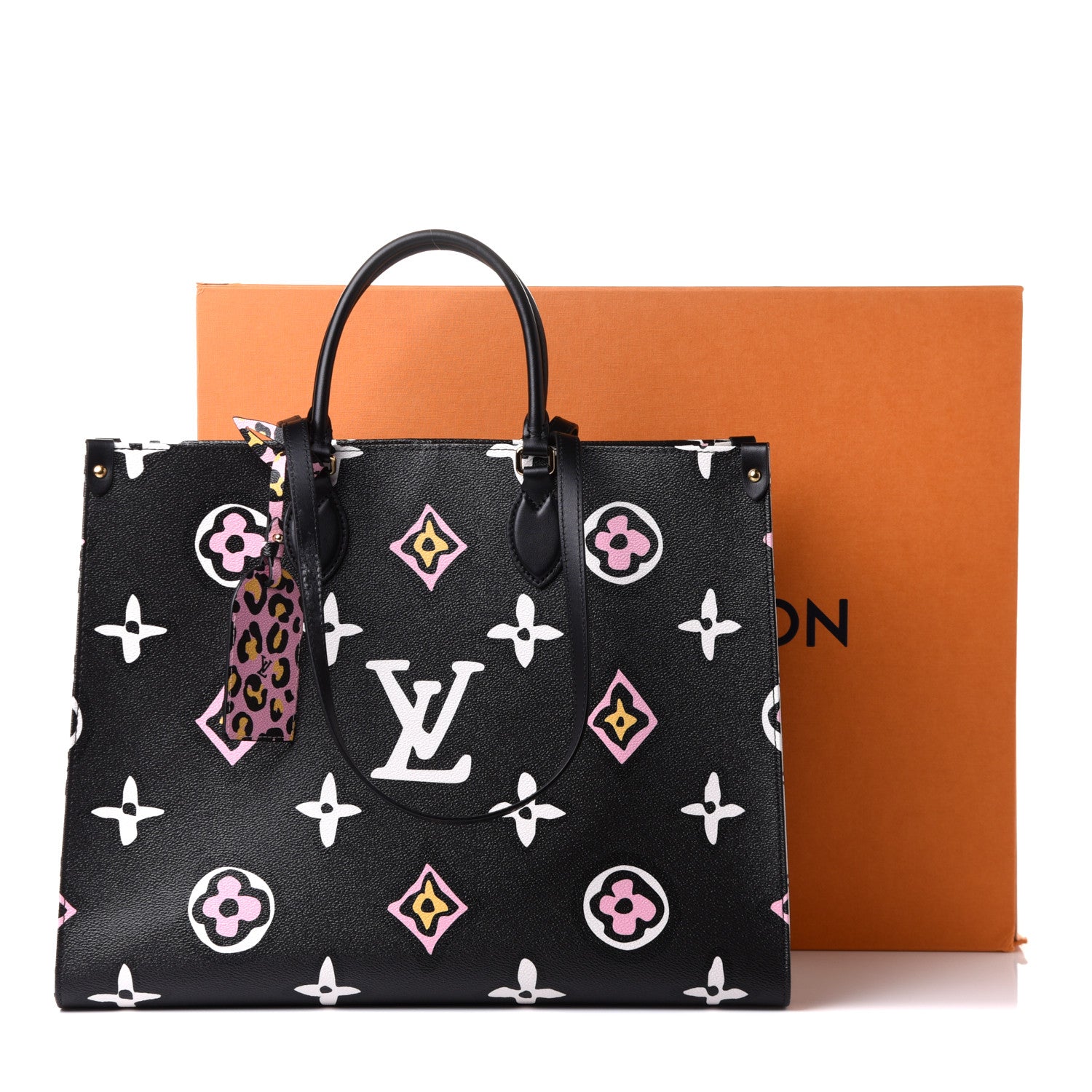 Louis Vuitton Monogram Giant Wild At Heart Onthego GM Black 10 of 10