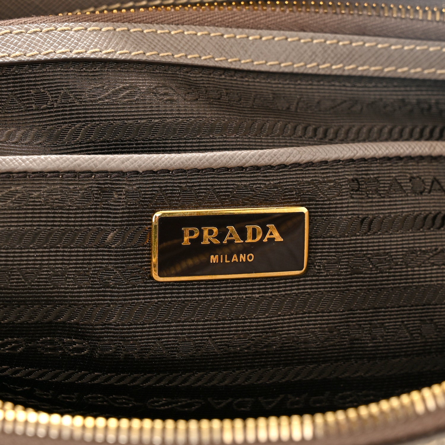 Prada Saffiano Medium Galleria Double Zip Tote Argilla 5 of 15