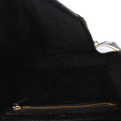 3.1 Phillip Lim Textured Calfskin Medium Pashli Satchel Black 5 of 10