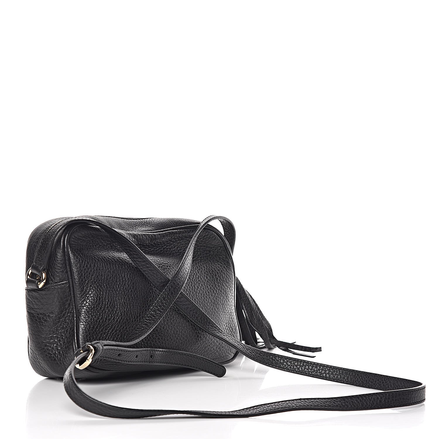 Gucci Pebbled Calfskin Small Soho Disco Bag Black 3 of 12