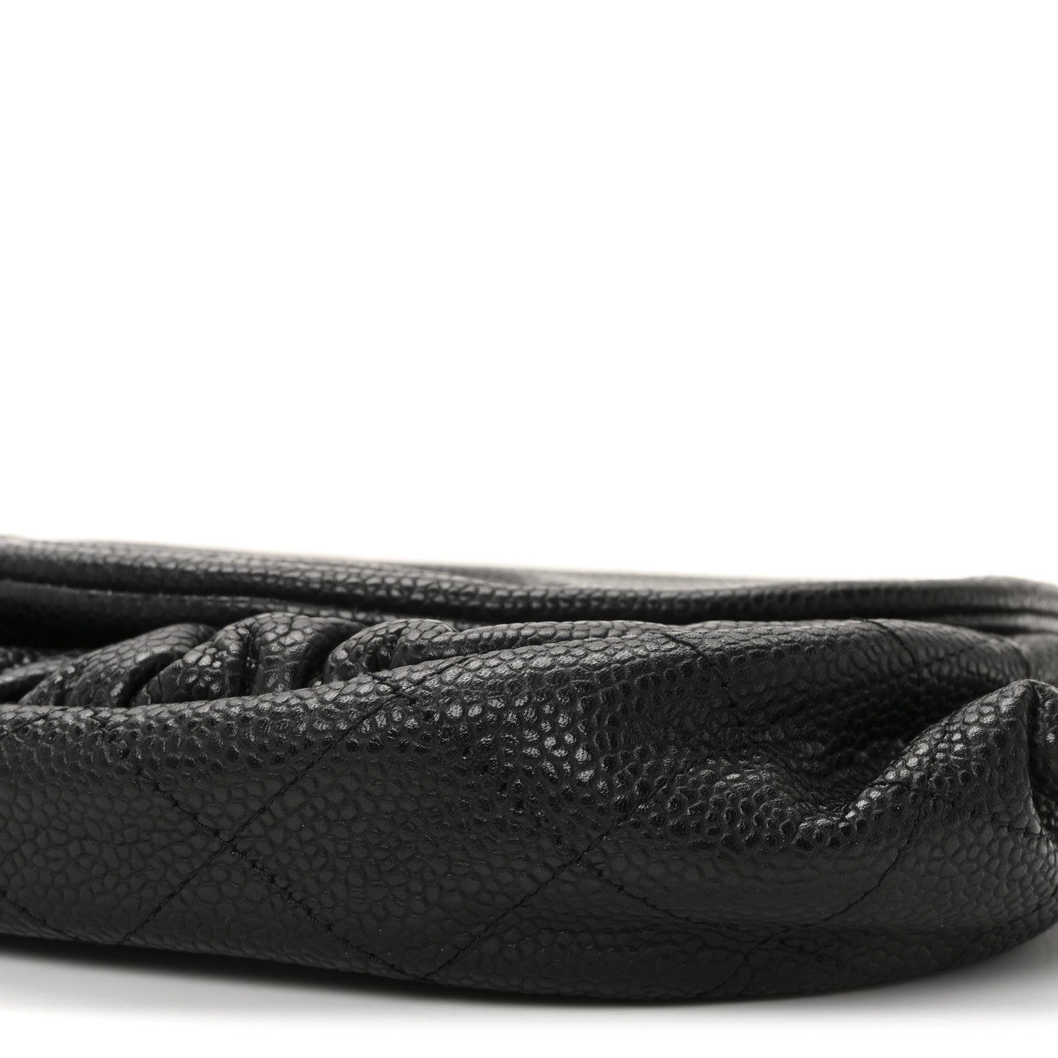 Chanel Caviar Half Moon Wallet On Chain WOC Black 11 of 12