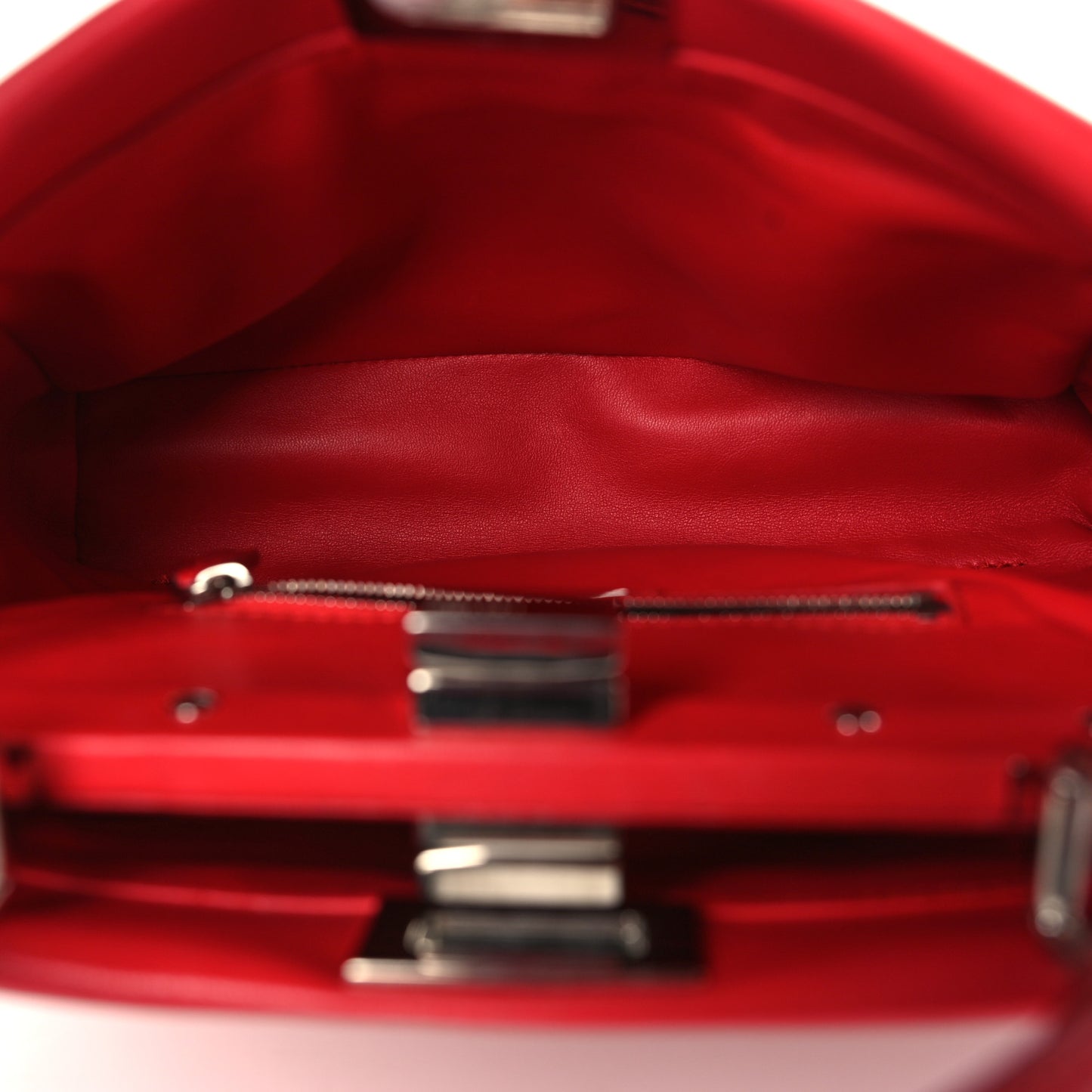Nappa Mini Peekaboo Iconic Satchel Fiamma