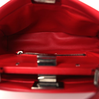 Fendi Nappa Mini Peekaboo Iconic Satchel Fiamma 5 of 9