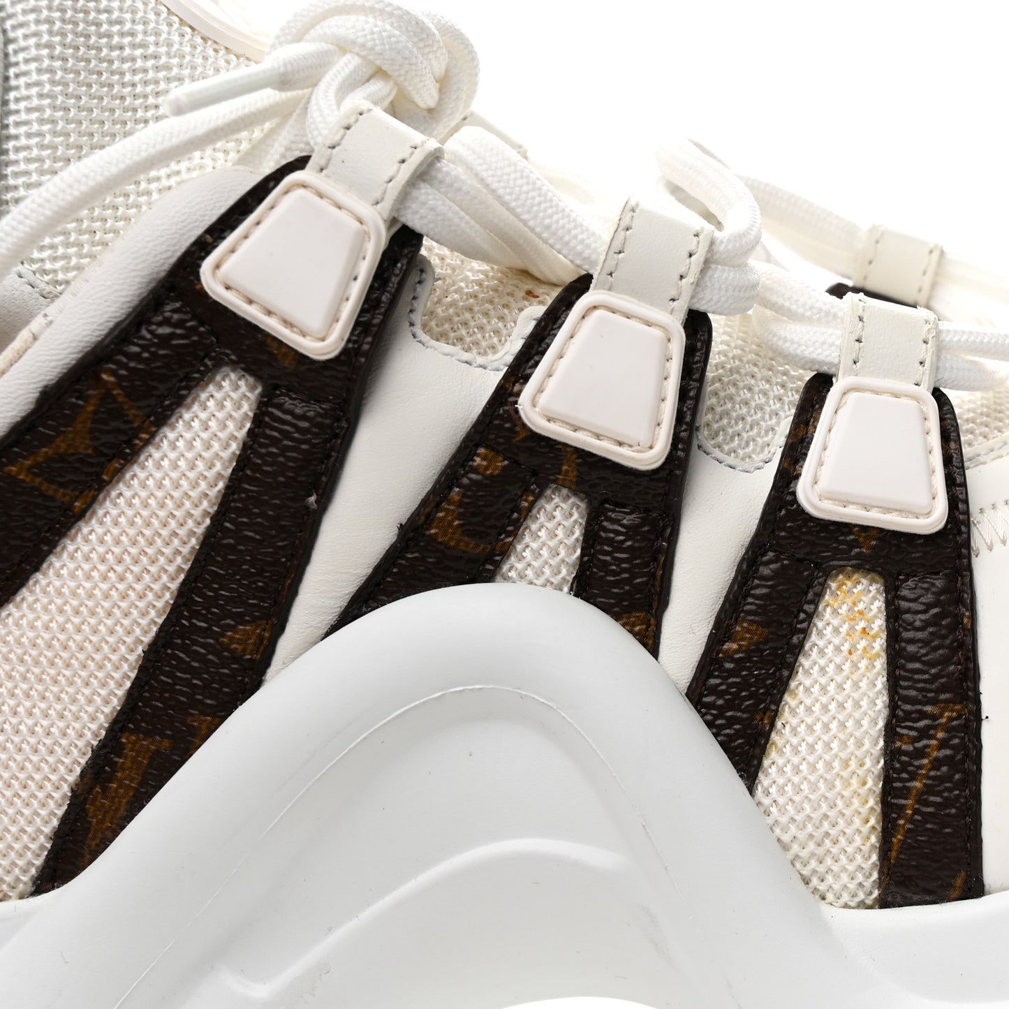 Patent Monogram LV Archlight Sneakers 40 White