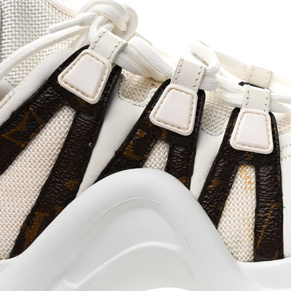 Louis Vuitton Patent Monogram LV Archlight Sneakers 40 White 10 of 11