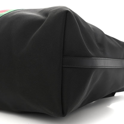 Gucci Techno Canvas Web Duffle Black 11 of 12