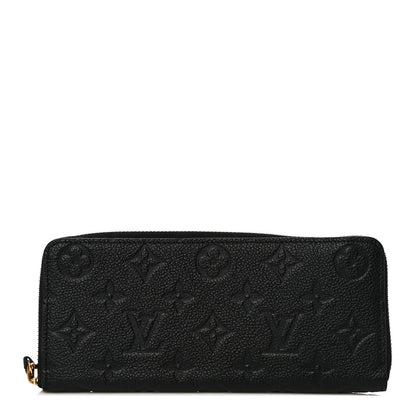 Louis Vuitton Empreinte Clemence Wallet Black 1 of 12